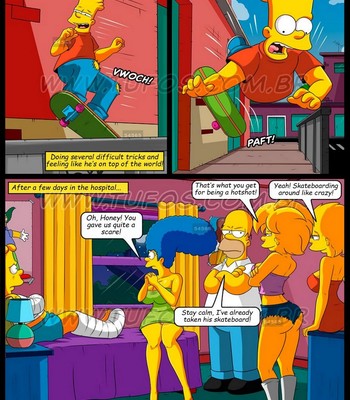 The Simpsons 11 - Caring For The Injured Child Porn Comic 002 
