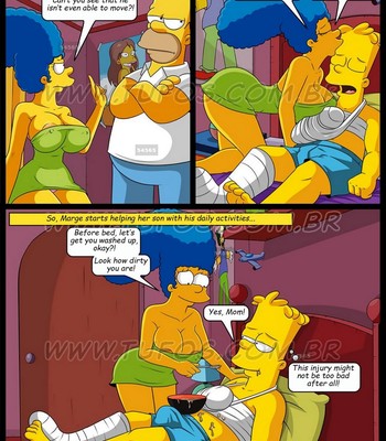 The Simpsons 11 - Caring For The Injured Child Porn Comic 003 