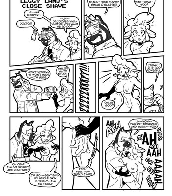 Porn Comics - Cooper's Adventures – Leggy Lamb's Close Shave Sex Comic