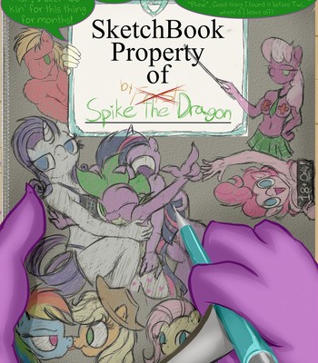 Sketchbook Property Of Spike The Dragon Porn Comic 002 