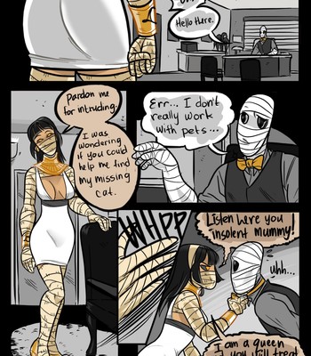 Mr Invisible & The Mummy Porn Comic 002 