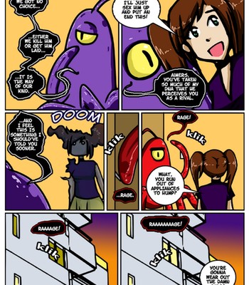 A Date With A Tentacle Monster 4 - Tentacle Multiplicity Porn Comic 014 