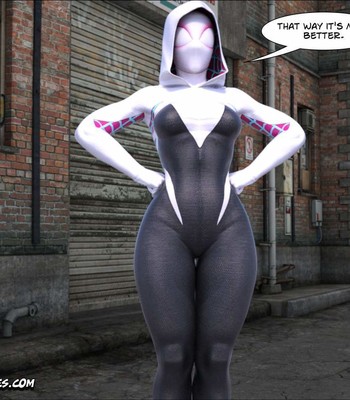 Spider Gwen x Rhino 3 Porn Comic 041 
