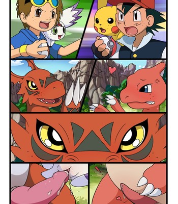 Digimon vs Pokemon Porn Comic 002 