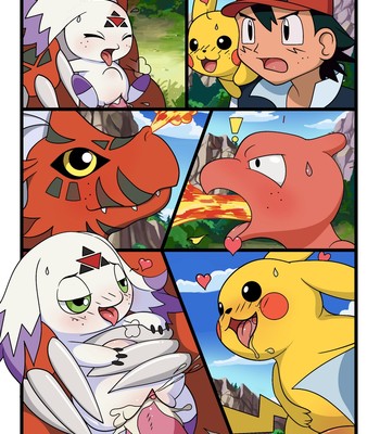 Digimon vs Pokemon Porn Comic 003 