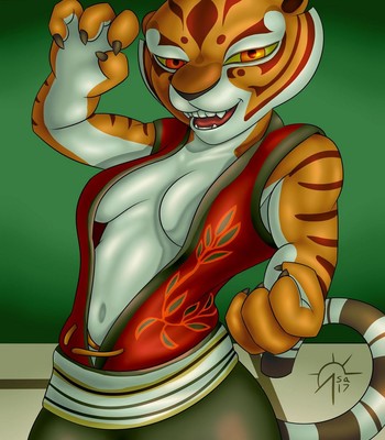 Porn Comics - Master Tigress In Heat Sex Comic