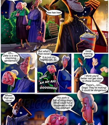 Old Geezers Of The Park 2 - Popcorn Cart Porn Comic 009 
