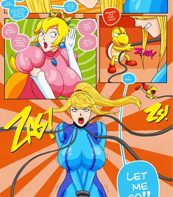 Nintendo Fantasies - Peach X Samus Porn Comic 008 