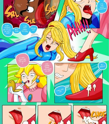 Nintendo Fantasies - Peach X Samus Porn Comic 015 