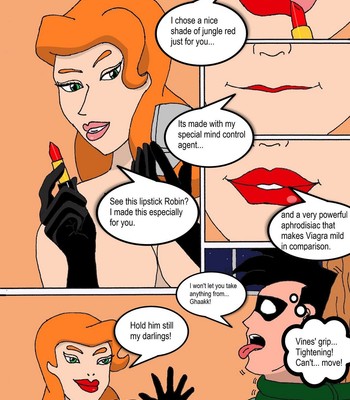 Poison Ivy & Robin - Elicitation Of His Intimate Seed Porn Comic 008 