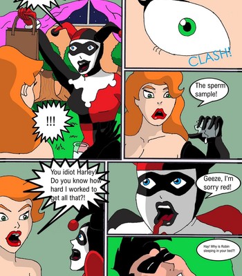 Poison Ivy & Robin - Elicitation Of His Intimate Seed Cartoon Porn Comic