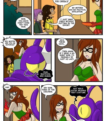 A Date With A Tentacle Monster Halloween Special Porn Comic 004 