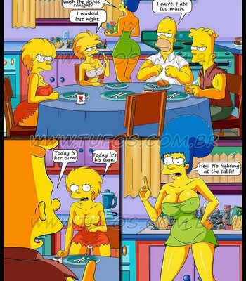 The Simpsons 3 - The Checkers Game Porn Comic 002 