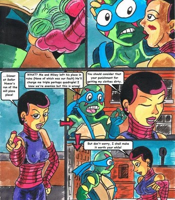 Rise Of The Teenage Mutant Ninja Turtles - Quiet Time Porn Comic 004 