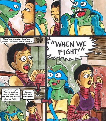 Rise Of The Teenage Mutant Ninja Turtles - Quiet Time Porn Comic 010 