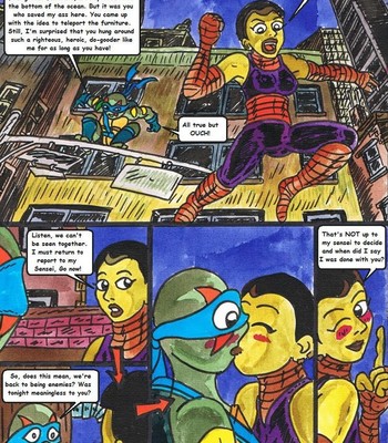 Rise Of The Teenage Mutant Ninja Turtles - Quiet Time Porn Comic 018 
