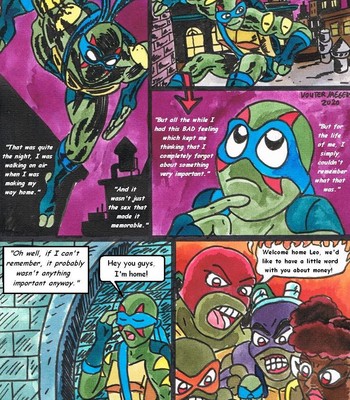 Rise Of The Teenage Mutant Ninja Turtles - Quiet Time Porn Comic 020 