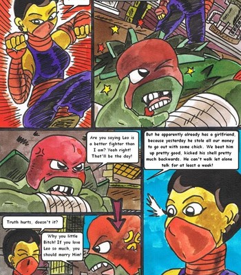 Rise Of The Teenage Mutant Ninja Turtles - Quiet Time Porn Comic 021 