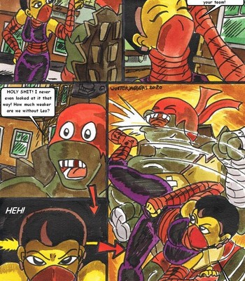 Rise Of The Teenage Mutant Ninja Turtles - Quiet Time Porn Comic 022 