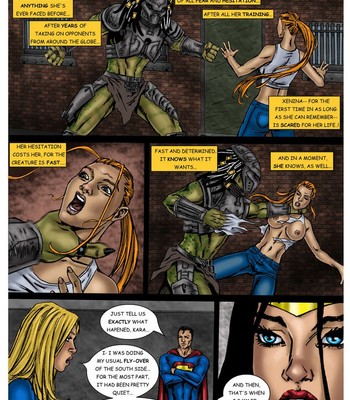 Wonder Woman - In The Clutches Of The Predator 2 Porn Comic 009 