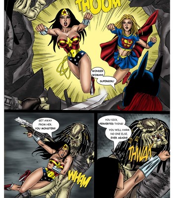 Wonder Woman - In The Clutches Of The Predator 2 Porn Comic 024 
