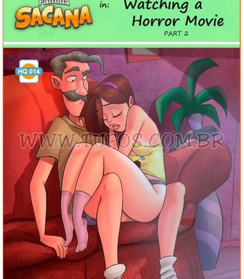 350px x 400px - Familia Sacana 14 - Watching A Horror Movie 2 Cartoon Comic - HD Porn Comix