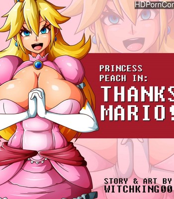Princess Peach - Thanks Mario Porn Comic 001 