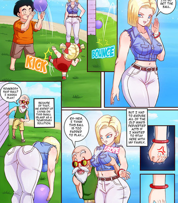 Android 18 x Master Roshi Porn Comic 002 