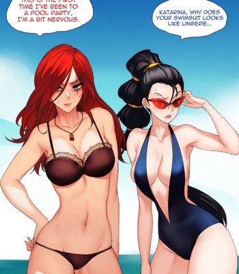Pool Party - Summer In Summonner's Rift Porn Comic 013 