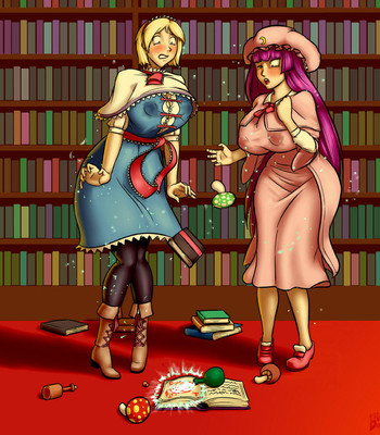 Magical Mishap At The Library Porn Comic 003 