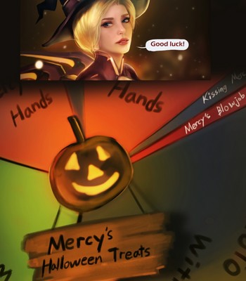 Halloween Party With Mercy Porn Comic 002 