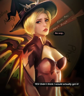 Halloween Party With Mercy Porn Comic 005 