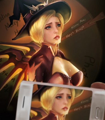 Halloween Party With Mercy Porn Comic 009 