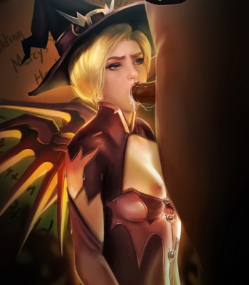 Halloween Party With Mercy Porn Comic 013 
