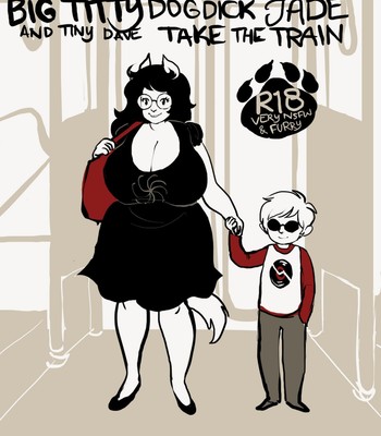 Big Titty Dog Dick Jade And Tiny Dave Take The Train Porn Comic 001 