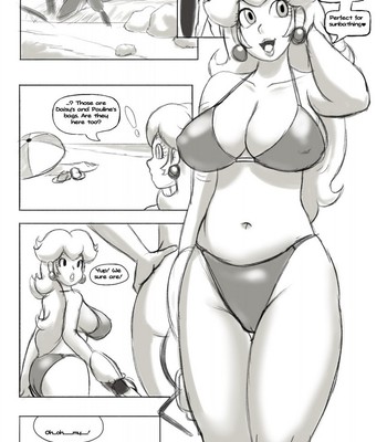 Peach's Beach Adventure Porn Comic 002 