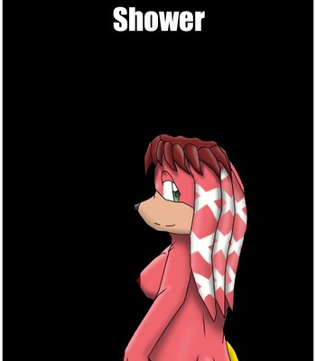 Knuckles And Lara-Le's Shower Porn Comic 001 