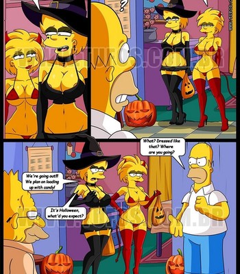 The Simpsons 13 - Halloween Night Porn Comic 003 