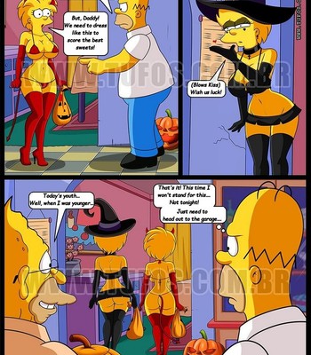 The Simpsons 13 - Halloween Night Porn Comic 004 