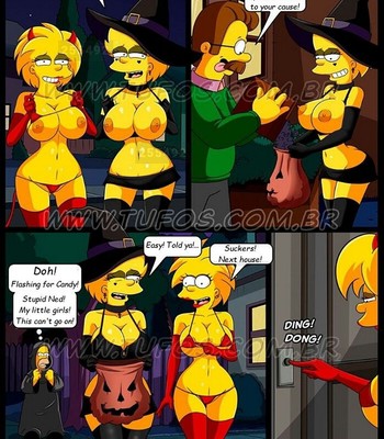The Simpsons 13 - Halloween Night Porn Comic 007 