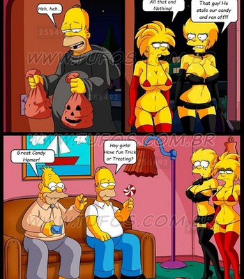The Simpsons 13 - Halloween Night Porn Comic