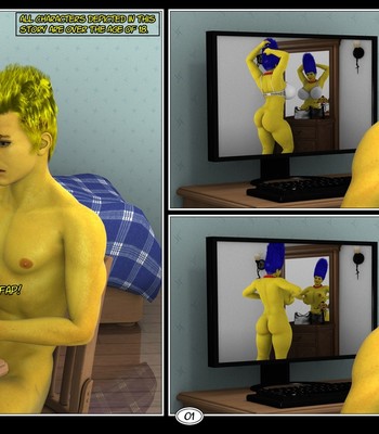 Marge's Big Secret Porn Comic 002 