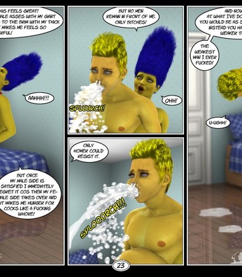 Marge's Big Secret Porn Comic 024 