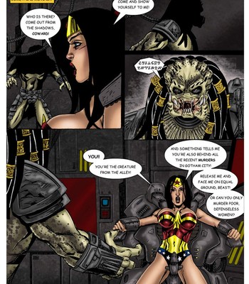 Wonder Woman - In The Clutches Of The Predator 1 Porn Comic 016 