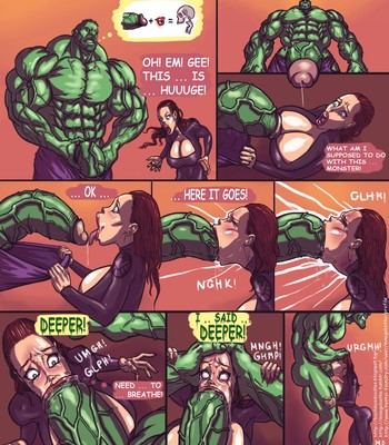 Hulk VS Black Widow Porn Comic 002 