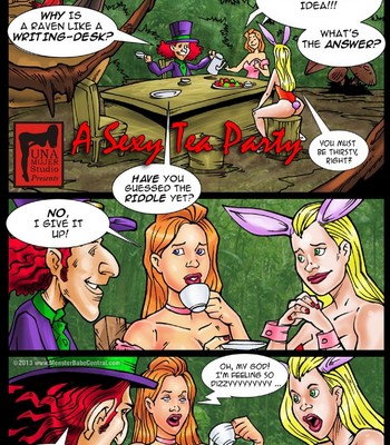 Alice In Monsterland 4 - A Sexy Tea Party Porn Comic 002 
