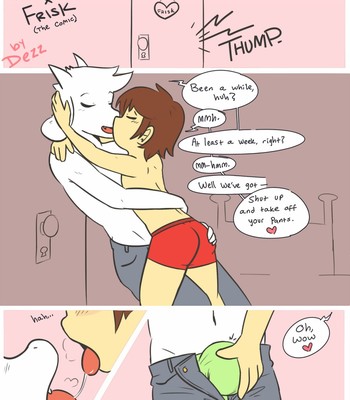 Asriel x Frisk Porn Comic 002 