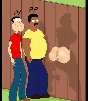 350px x 400px - Family Guy XXX - Hole In The Fence Cartoon Porn Comic - HD Porn Comix