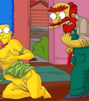 Porn Comics - Marge Cheating On Homer With Willy Porn Comic