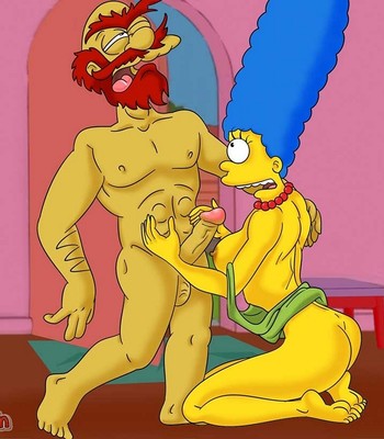 Marge Cheating On Homer With Willy Porn Comic 003 